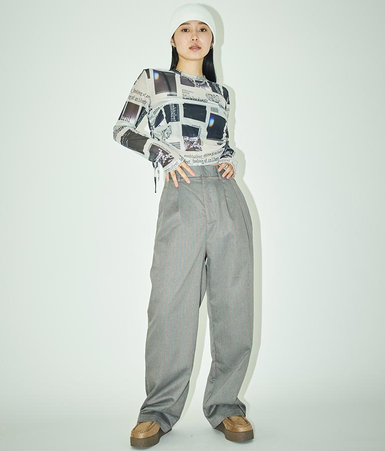 ピンストライプ スラックス 30-2093