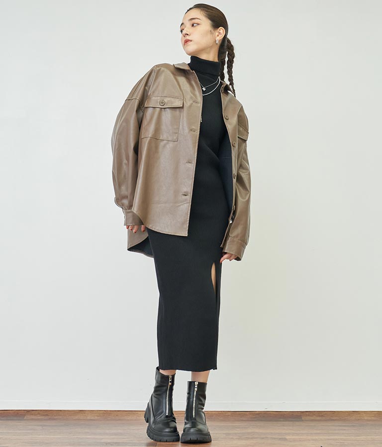 フェイクレザーCPOジャケット【セットアップ着用可】 794-9001