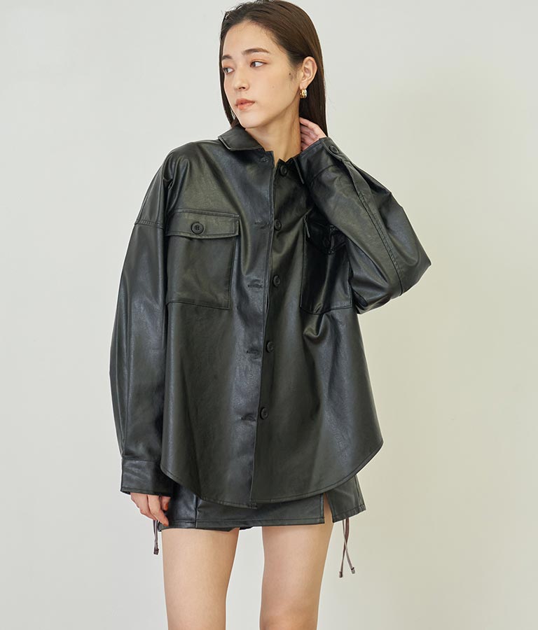 フェイクレザーCPOジャケット【セットアップ着用可】 794-9001