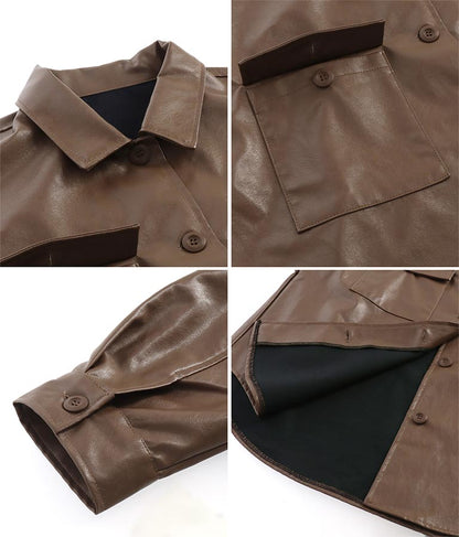 フェイクレザーCPOジャケット【セットアップ着用可】 794-9001