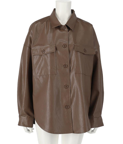 フェイクレザーCPOジャケット【セットアップ着用可】 794-9001