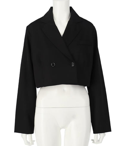 ダブルボタン クロップド ジャケット【別売りSETUP】 794-9027