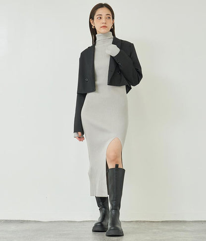 ダブルボタン クロップド ジャケット【別売りSETUP】 794-9027