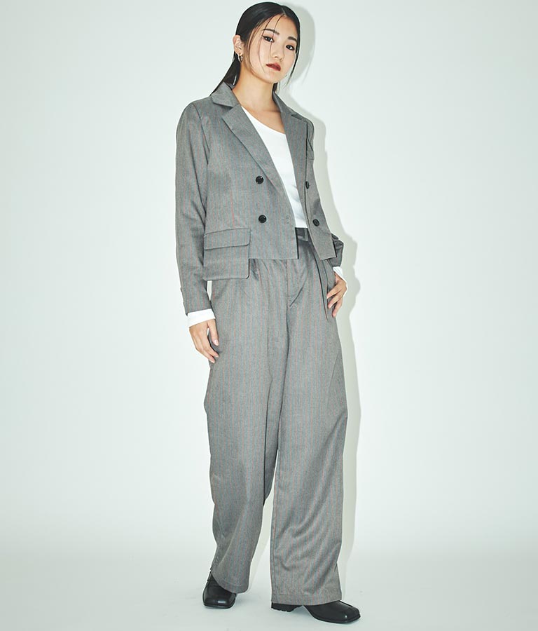 ピンストライプ スラックス 30-2093