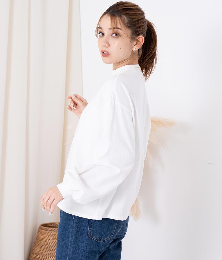 ボリュームスリーブカットソー