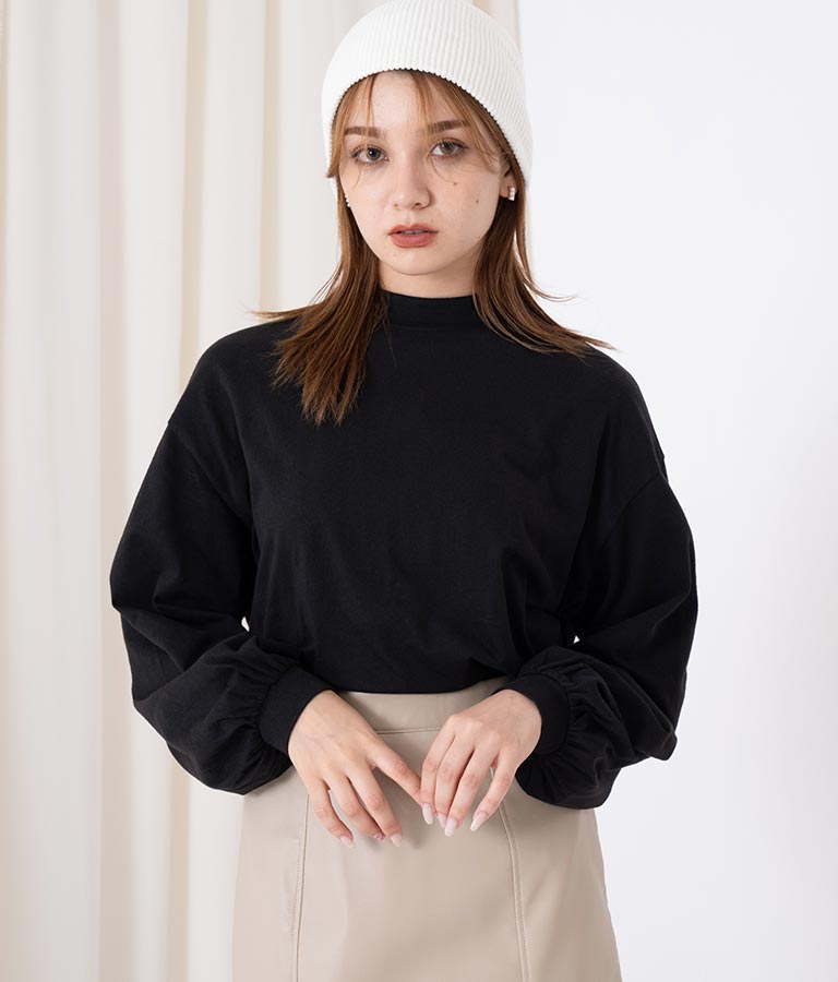 ボリュームスリーブカットソー 523-6719