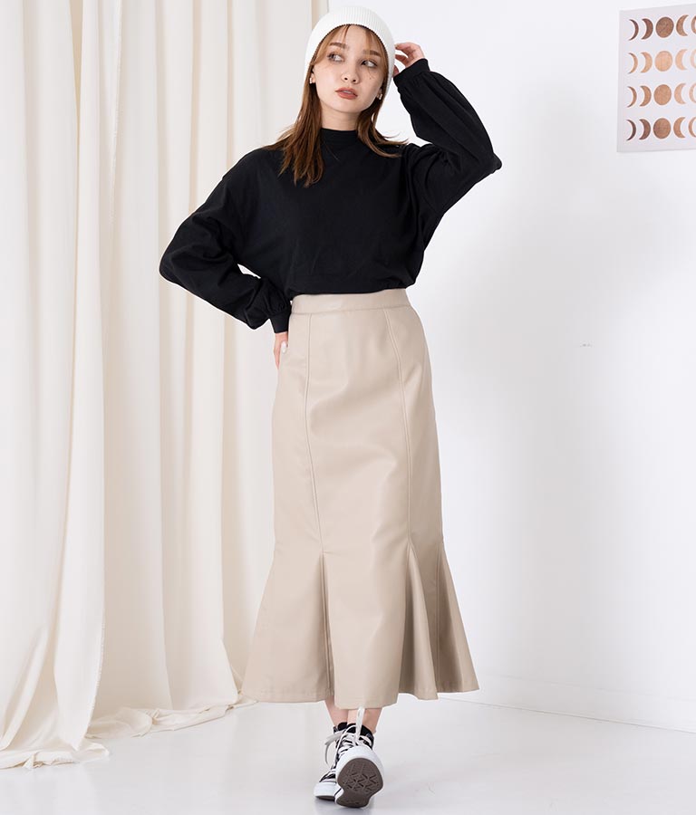 ボリュームスリーブカットソー 523-6719