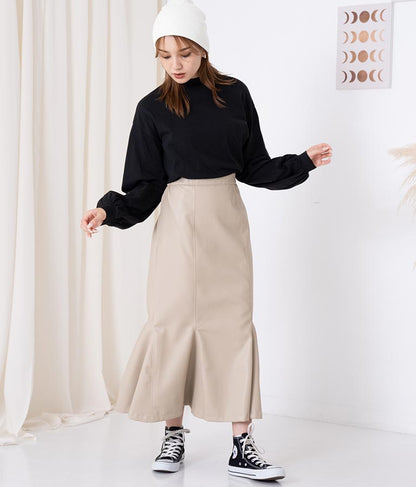 ボリュームスリーブカットソー 523-6719