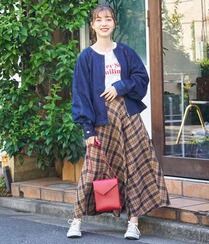 カラーメッセージロングTシャツ 523-6770