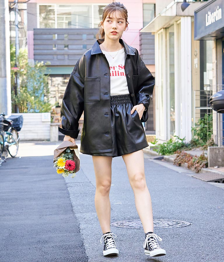 カラーメッセージロングTシャツ 523-6770