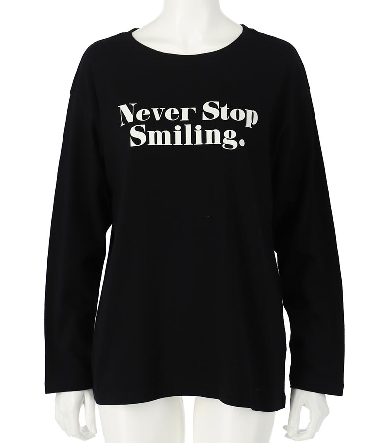 カラーメッセージロングTシャツ 523-6770