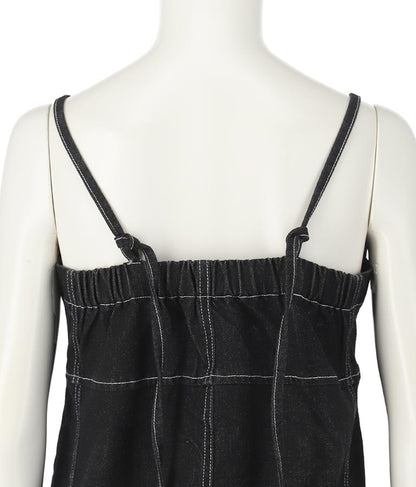 ダブルジップデニムキャミソール 153-5502