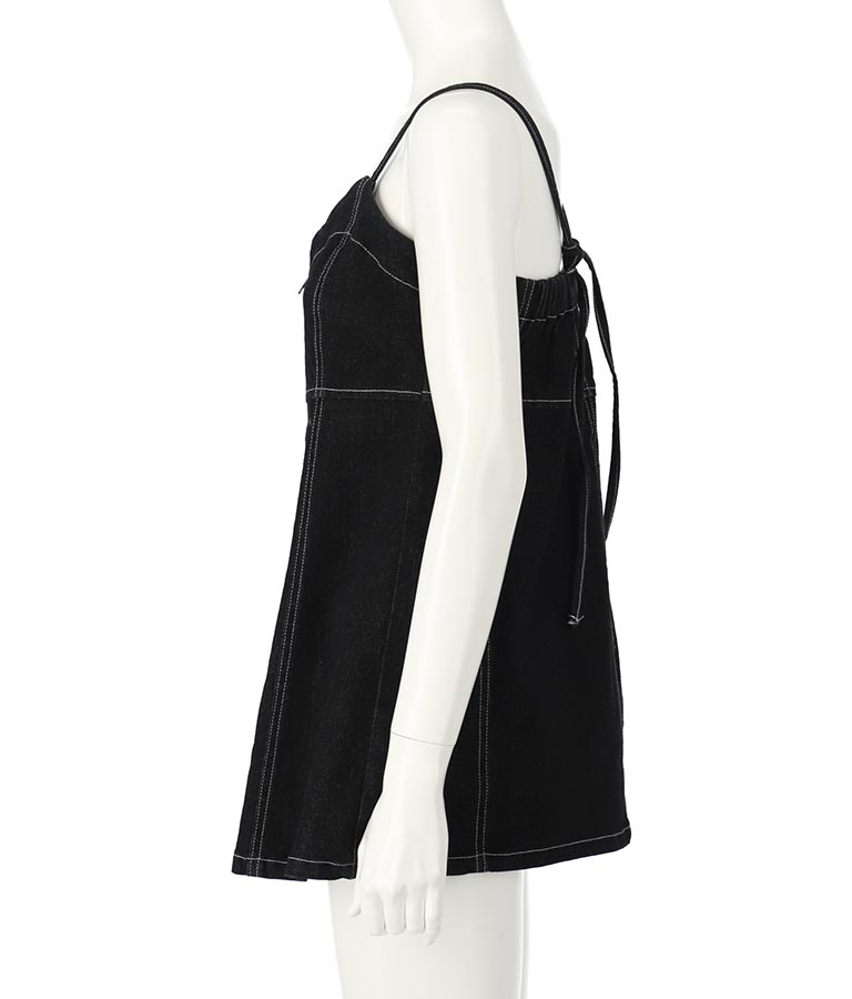 ダブルジップデニムキャミソール 153-5502