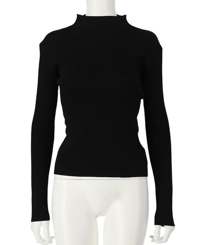 プチハイネック リブニット トップス 長袖 153-5480