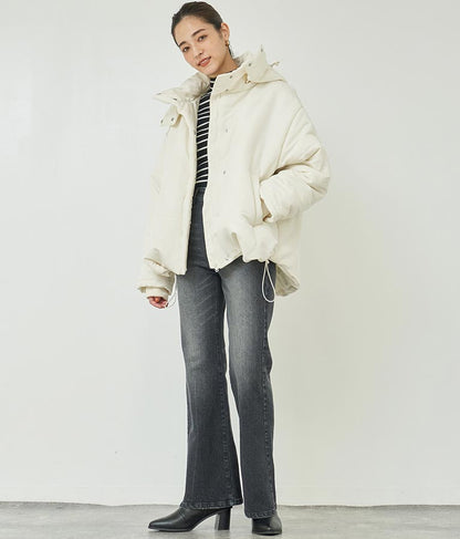 プチハイネック リブニット トップス 長袖 153-5480