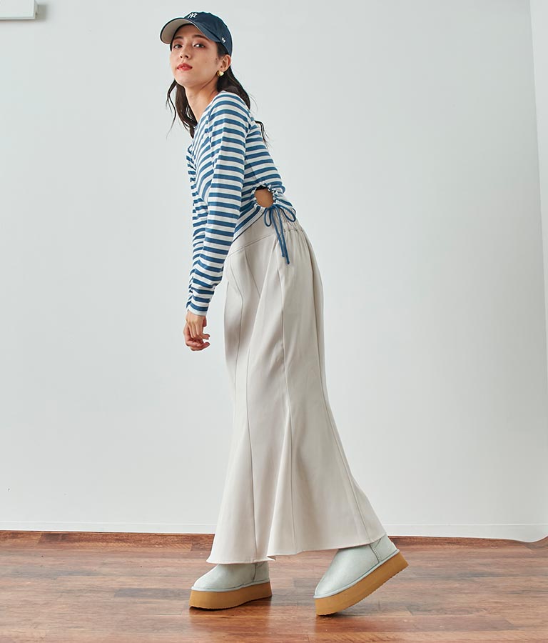 厚底ムートンブーツ 799-8940