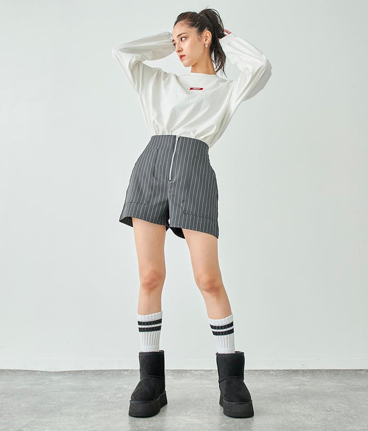 厚底ムートンブーツ 799-8940