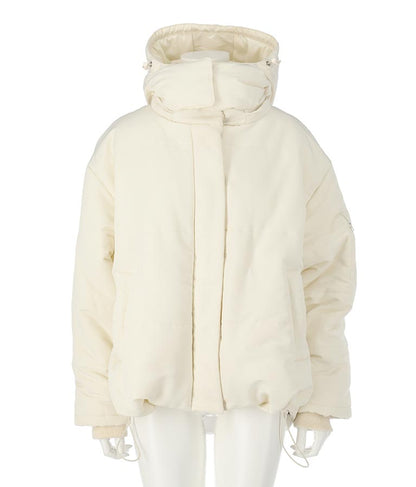 2WAY エコクラウド 中綿 オーバー フード ブルゾン