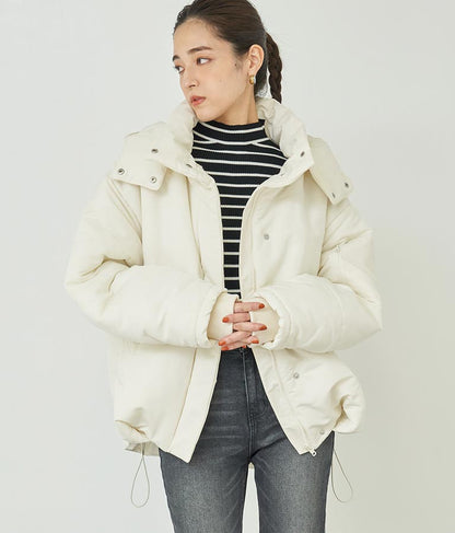 2WAY エコクラウド 中綿 オーバー フード ブルゾン 796-8978