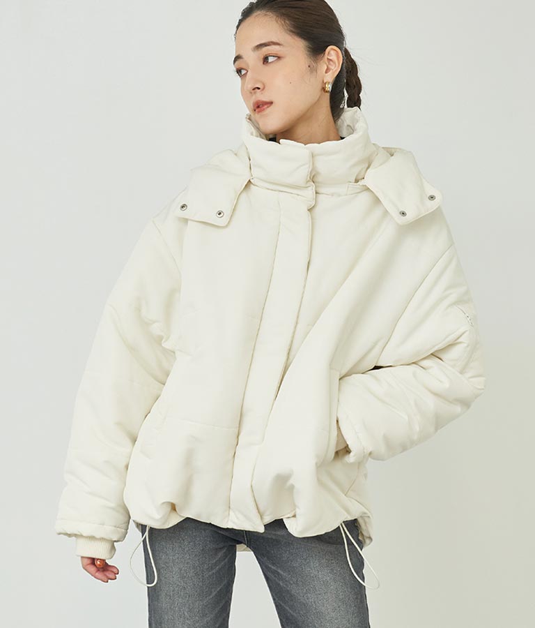 2WAY エコクラウド 中綿 オーバー フード ブルゾン 796-8978