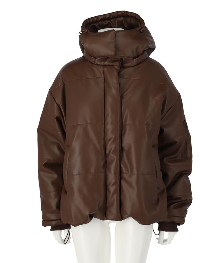 2WAY エコクラウド 中綿 オーバー フード ブルゾン 796-8978