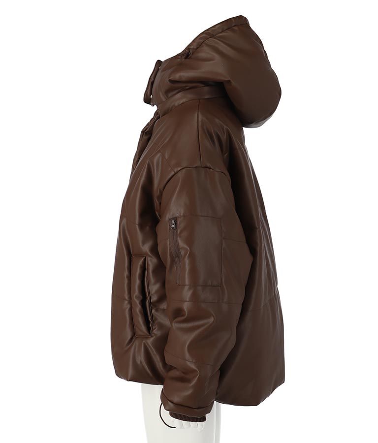 2WAY エコクラウド 中綿 オーバー フード ブルゾン 796-8978