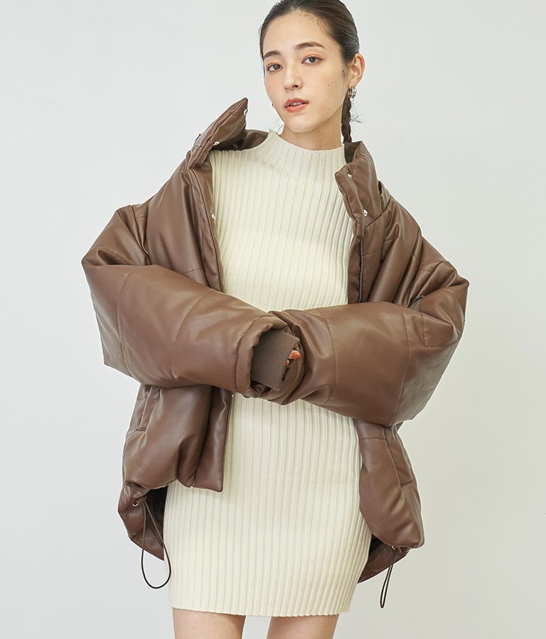 2WAY エコクラウド 中綿 オーバー フード ブルゾン 796-8978