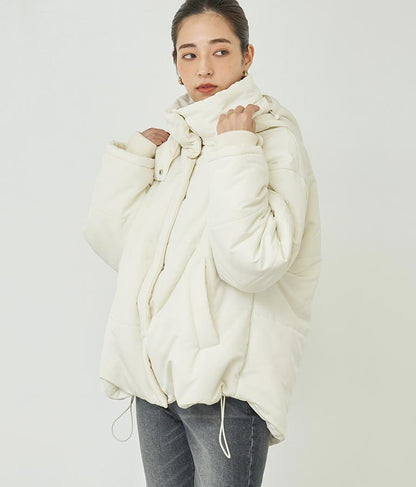 2WAY エコクラウド 中綿 オーバー フード ブルゾン 796-8978