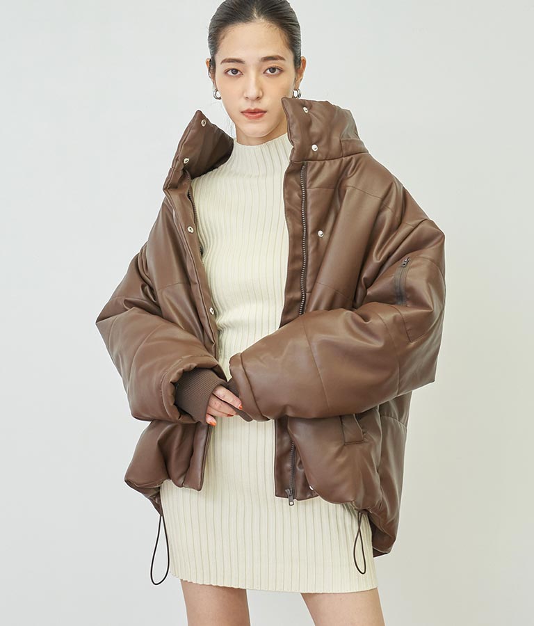 2WAY エコクラウド 中綿 オーバー フード ブルゾン 796-8978