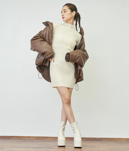 2WAY エコクラウド 中綿 オーバー フード ブルゾン 796-8978