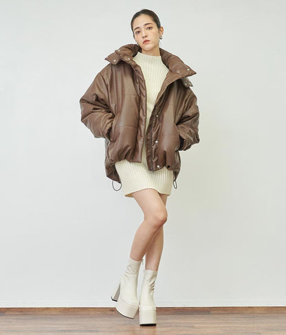 2WAY エコクラウド 中綿 オーバー フード ブルゾン 796-8978