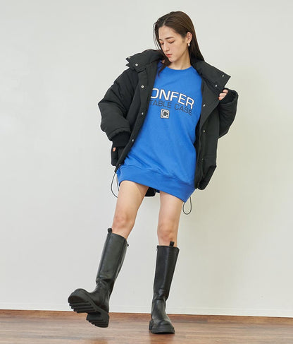 2WAY エコクラウド 中綿 オーバー フード ブルゾン 796-8978