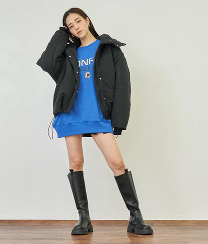 2WAY エコクラウド 中綿 オーバー フード ブルゾン 796-8978