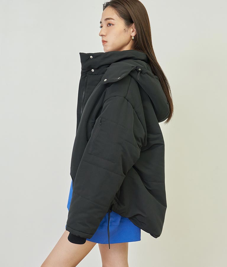 2WAY エコクラウド 中綿 オーバー フード ブルゾン 796-8978