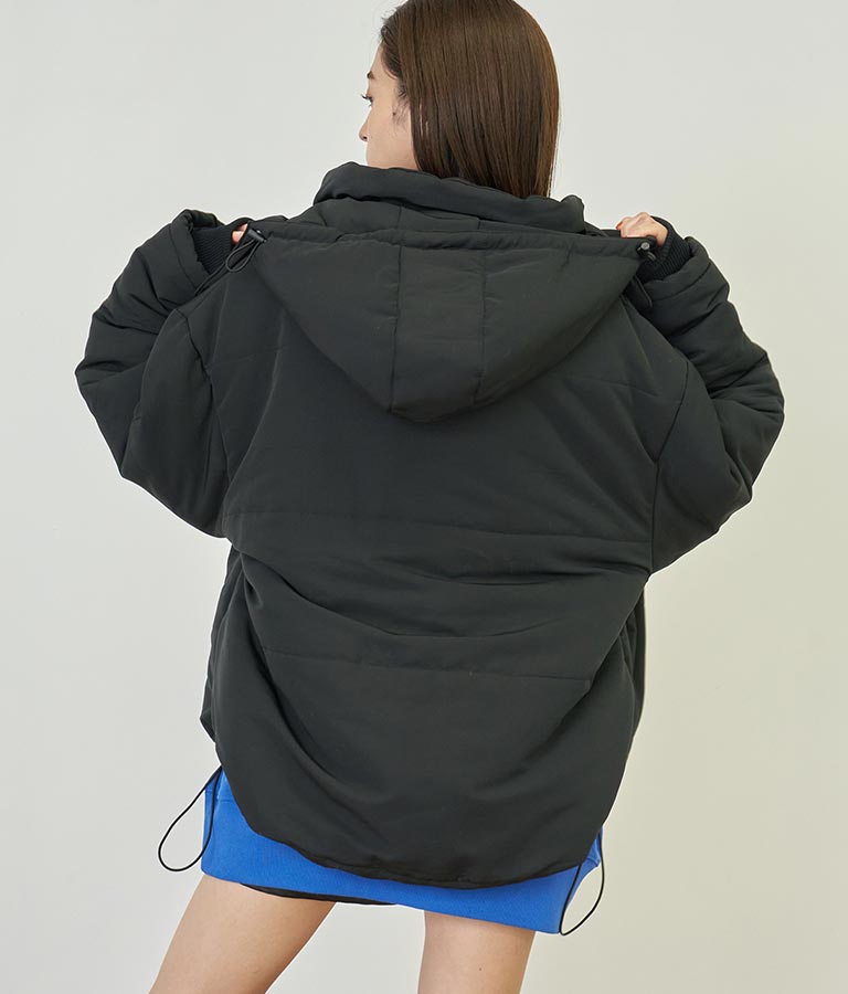 2WAY エコクラウド 中綿 オーバー フード ブルゾン 796-8978