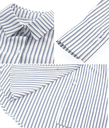 オープンスリーブ オーバー サイズシャツ 154-5505