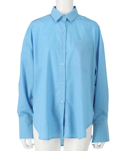 オープンスリーブ オーバー サイズシャツ 154-5505