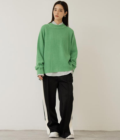 オープンスリーブ オーバー サイズシャツ 154-5505