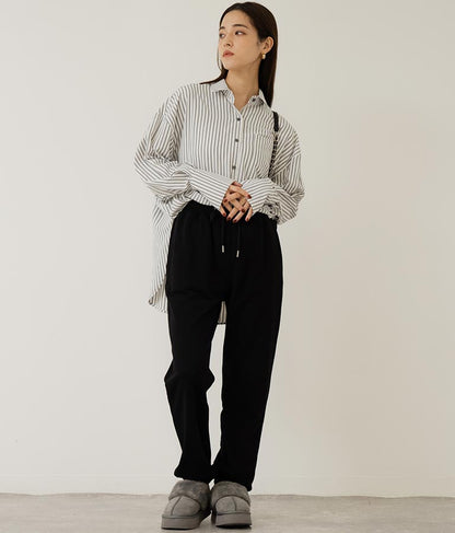 オープンスリーブ オーバー サイズシャツ 154-5505