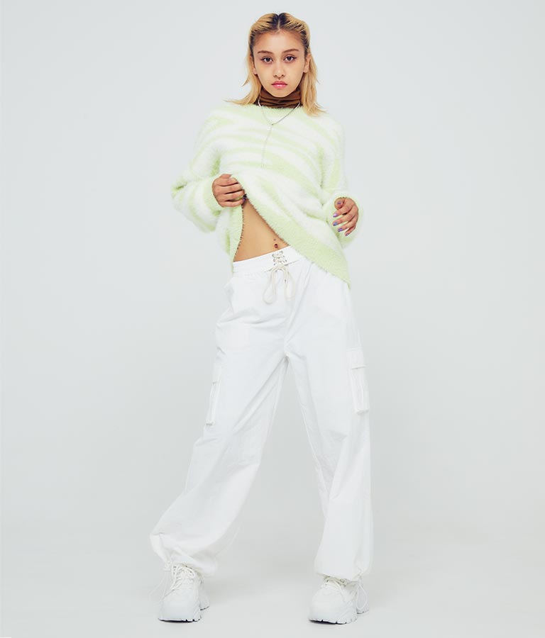 ウエストスピンドルナイロンカーゴパンツ 792-9070