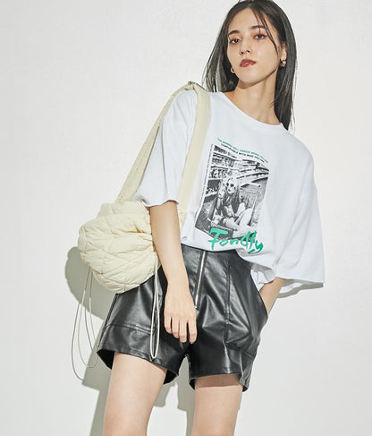 ナイロン キルティング サイド ドロスト ショルダー バッグ 159-5501