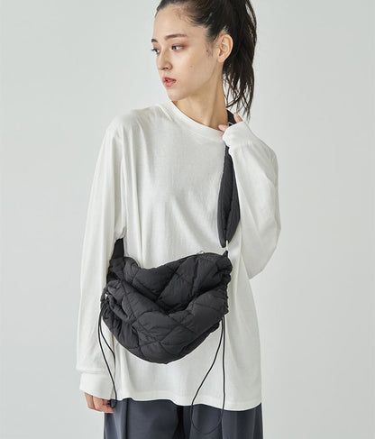 ナイロン キルティング サイド ドロスト ショルダー バッグ 159-5501