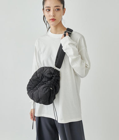 ナイロン キルティング サイド ドロスト ショルダー バッグ 159-5501