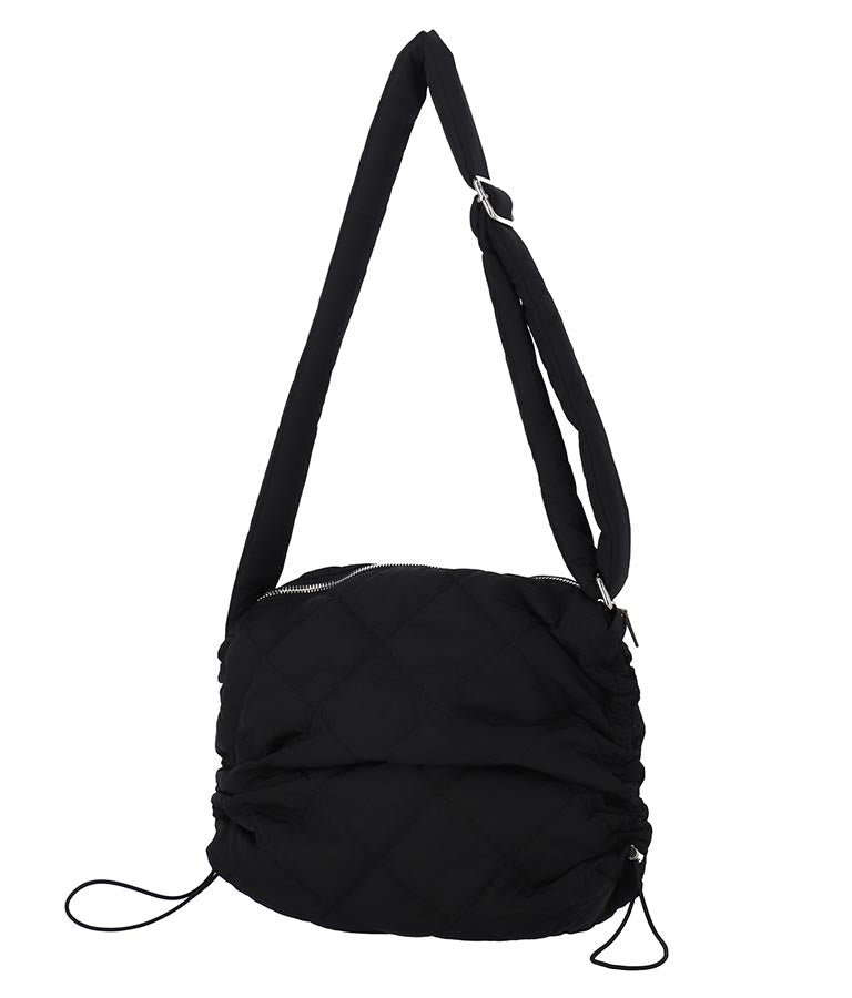 ナイロン キルティング サイド ドロスト ショルダー バッグ 159-5501