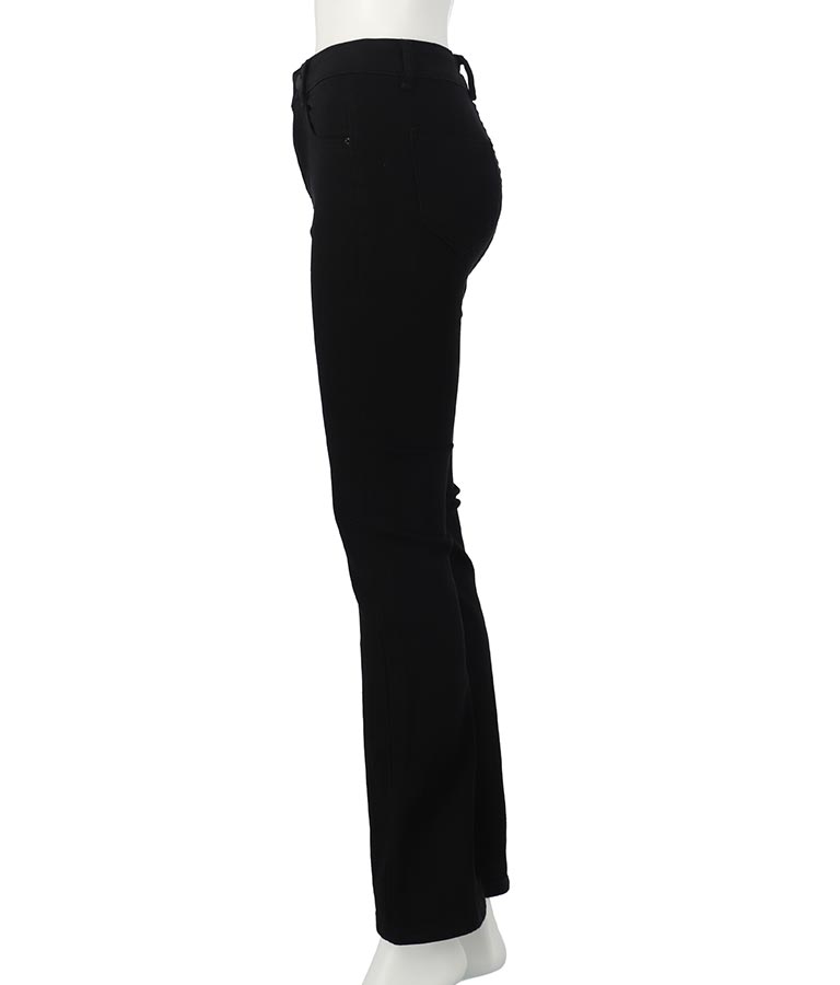 ストレッチ デニム フレアパンツ