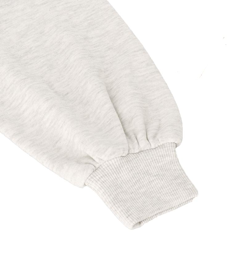 サイドギャザー裏毛スウェットパーカーワンピース 797-9046