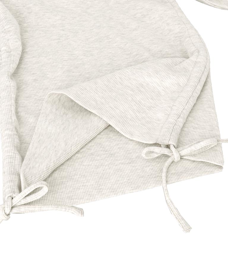 サイドギャザー裏毛スウェットパーカーワンピース 797-9046