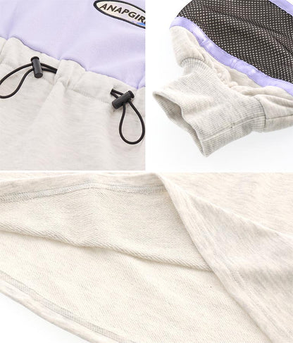 配色スウェットワンピース 917-7317