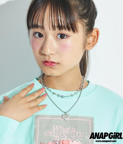 2連チェーンハートネックレス 919-7312