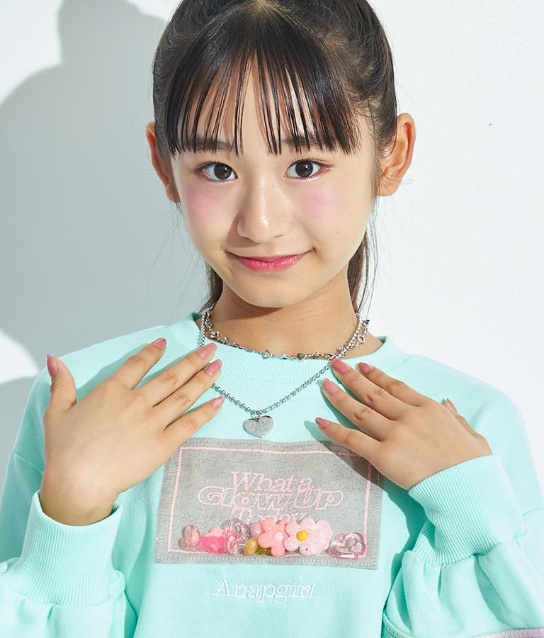 2連チェーンハートネックレス 919-7312